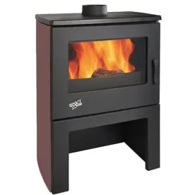 GODIN Poêle à bois panoram 363113CARMIN